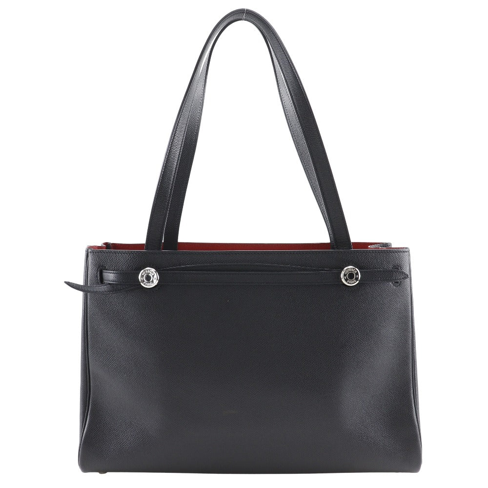 HERMES Tote Bag Epsom black Cabas Na
