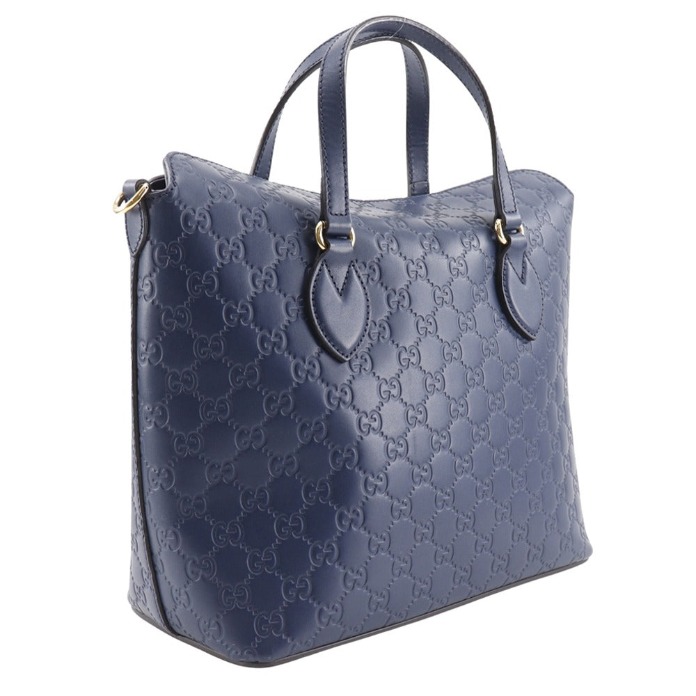 Gucci GG Shima Leather Handbag