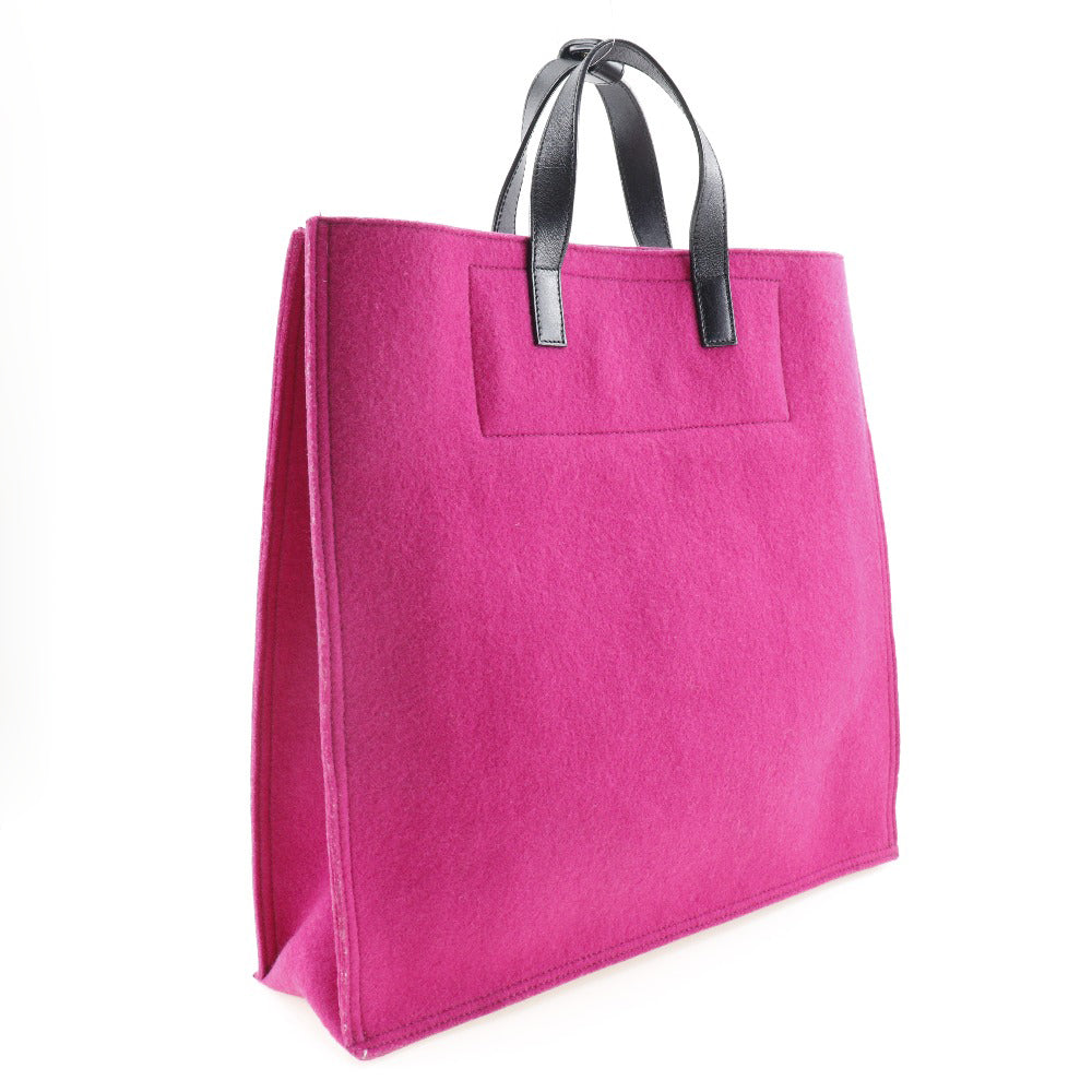 Saint Laurent Felt Leather Tote Bag