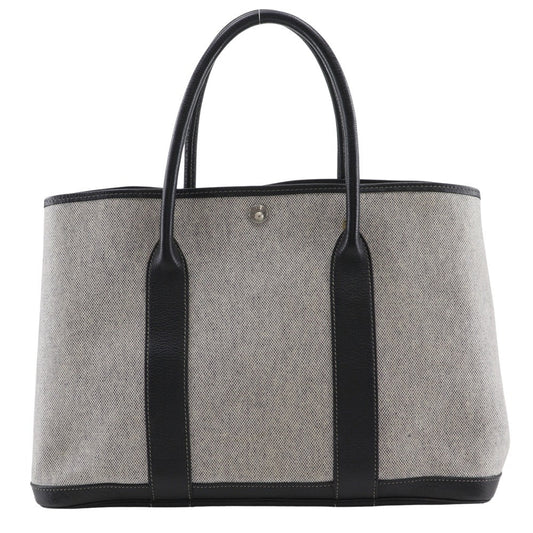 HERMES Tote Bag Tower ash gray Garden party 36 PM