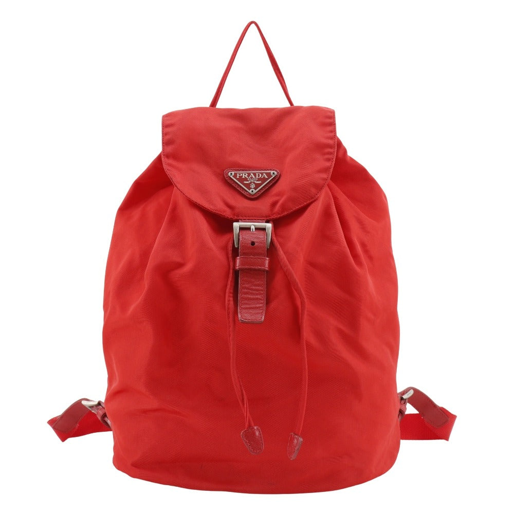 PRADA Backpack Nylon Red