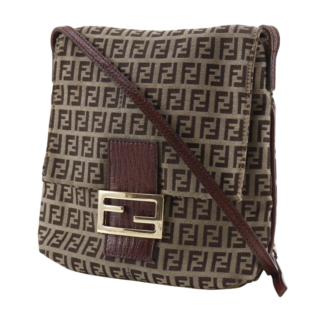 Fendi Zucca Nylon Canvas Handbag