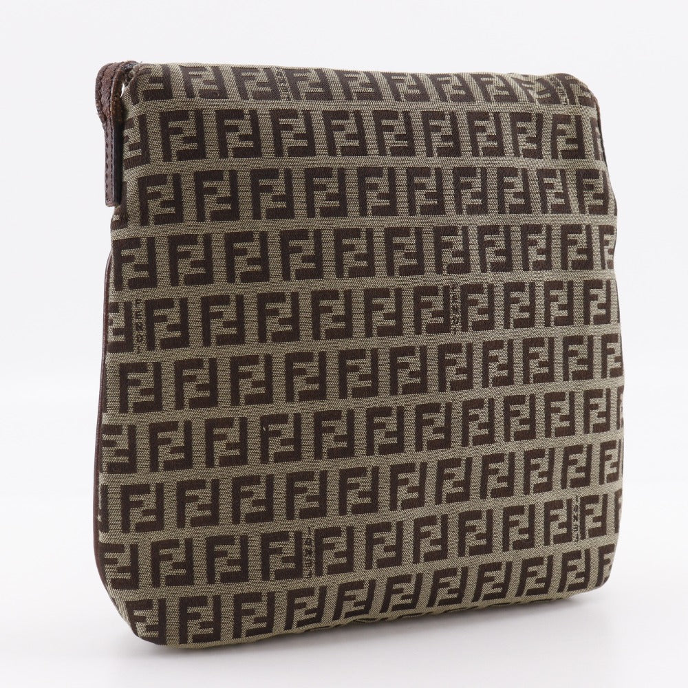 Fendi Zucchino Nylon Canvas Shoulder Bag