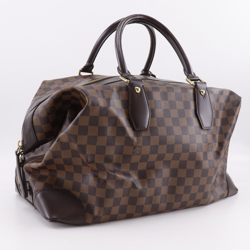 LOUIS VUITTON Boston Duffel bag Damier canvas Brown Vaslav