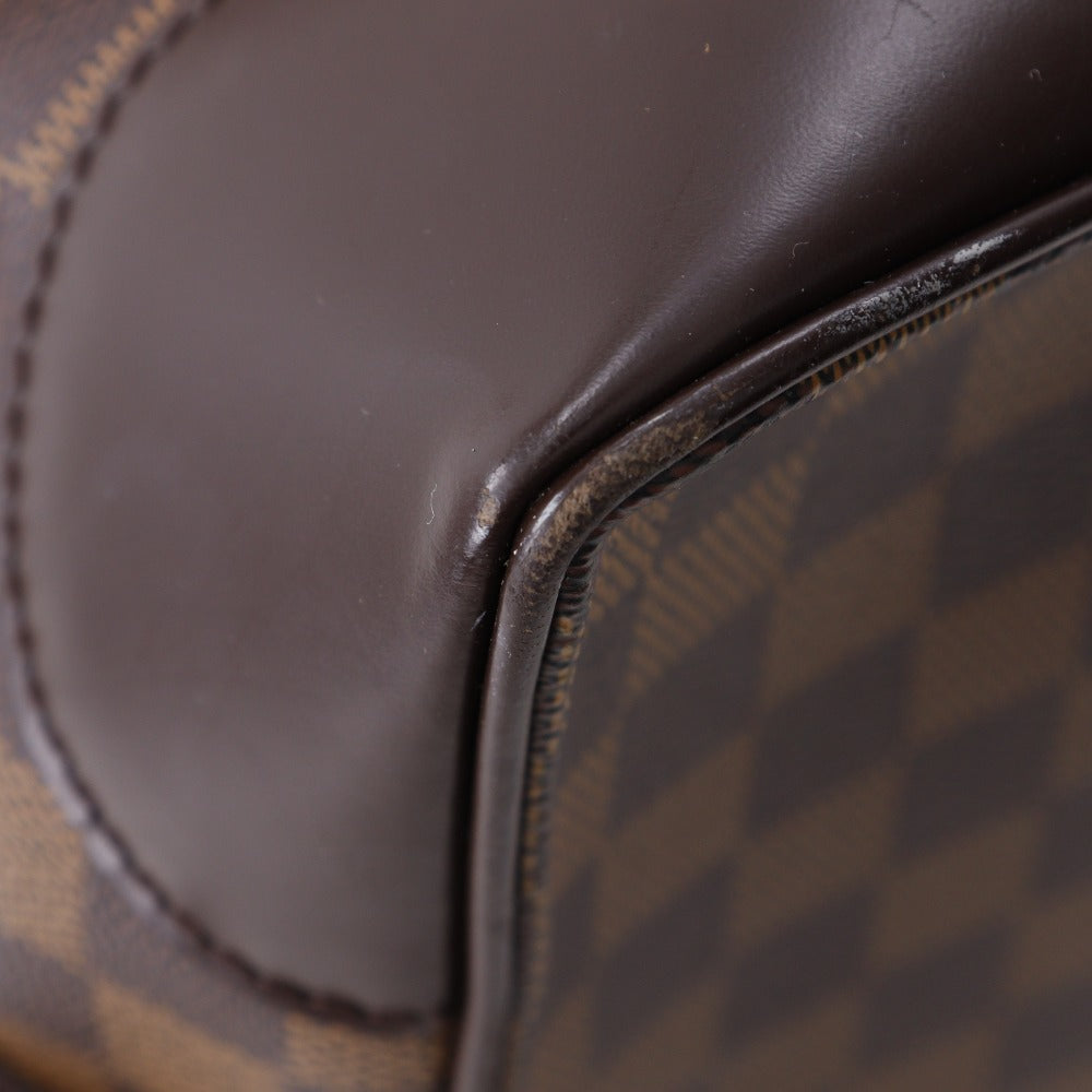 LOUIS VUITTON Boston Duffel bag Damier canvas Brown Vaslav
