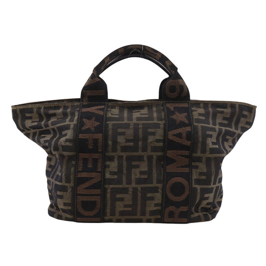 Fendi Zucca Nylon Canvas Handbag