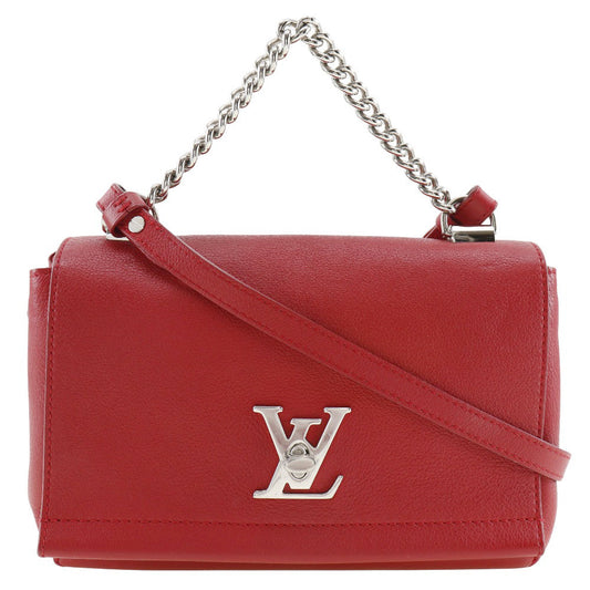 LOUIS VUITTON Shoulder Bag Calfskin Red Rock Me BB Women