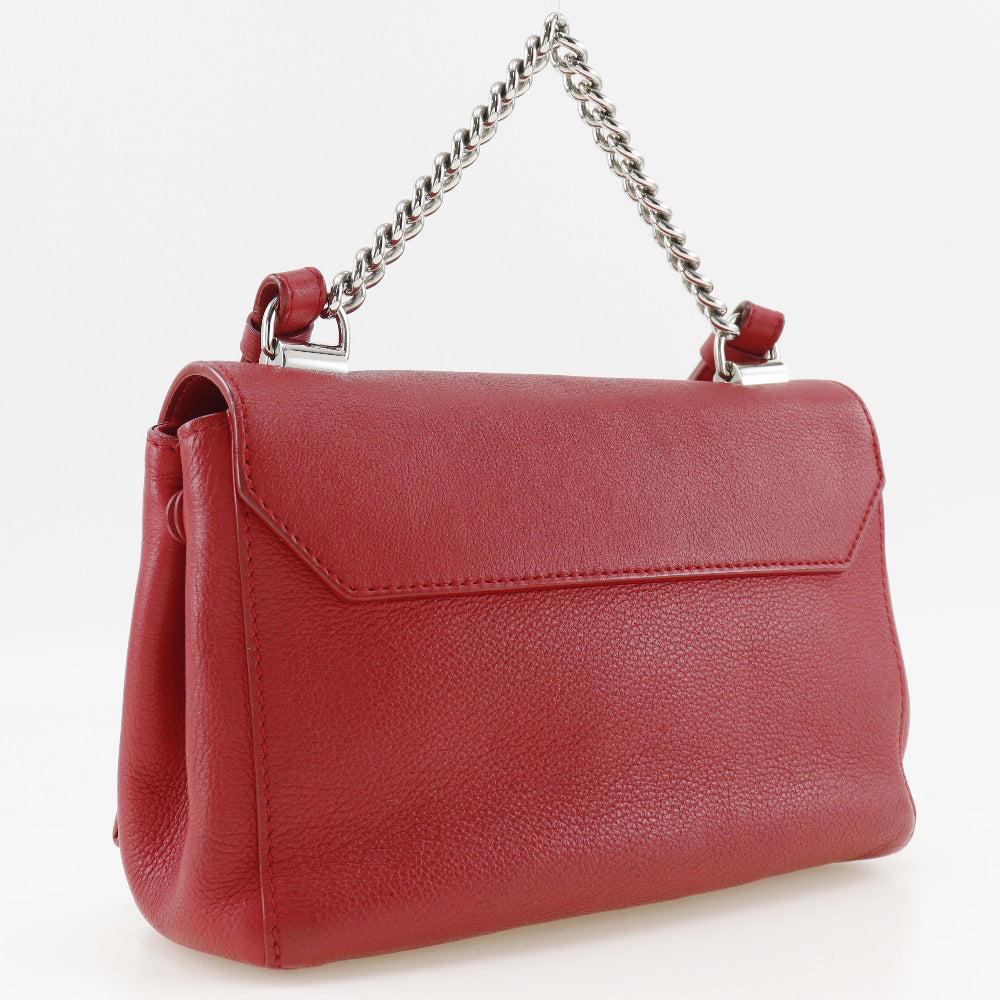LOUIS VUITTON Shoulder Bag Calfskin Red Rock Me BB Women