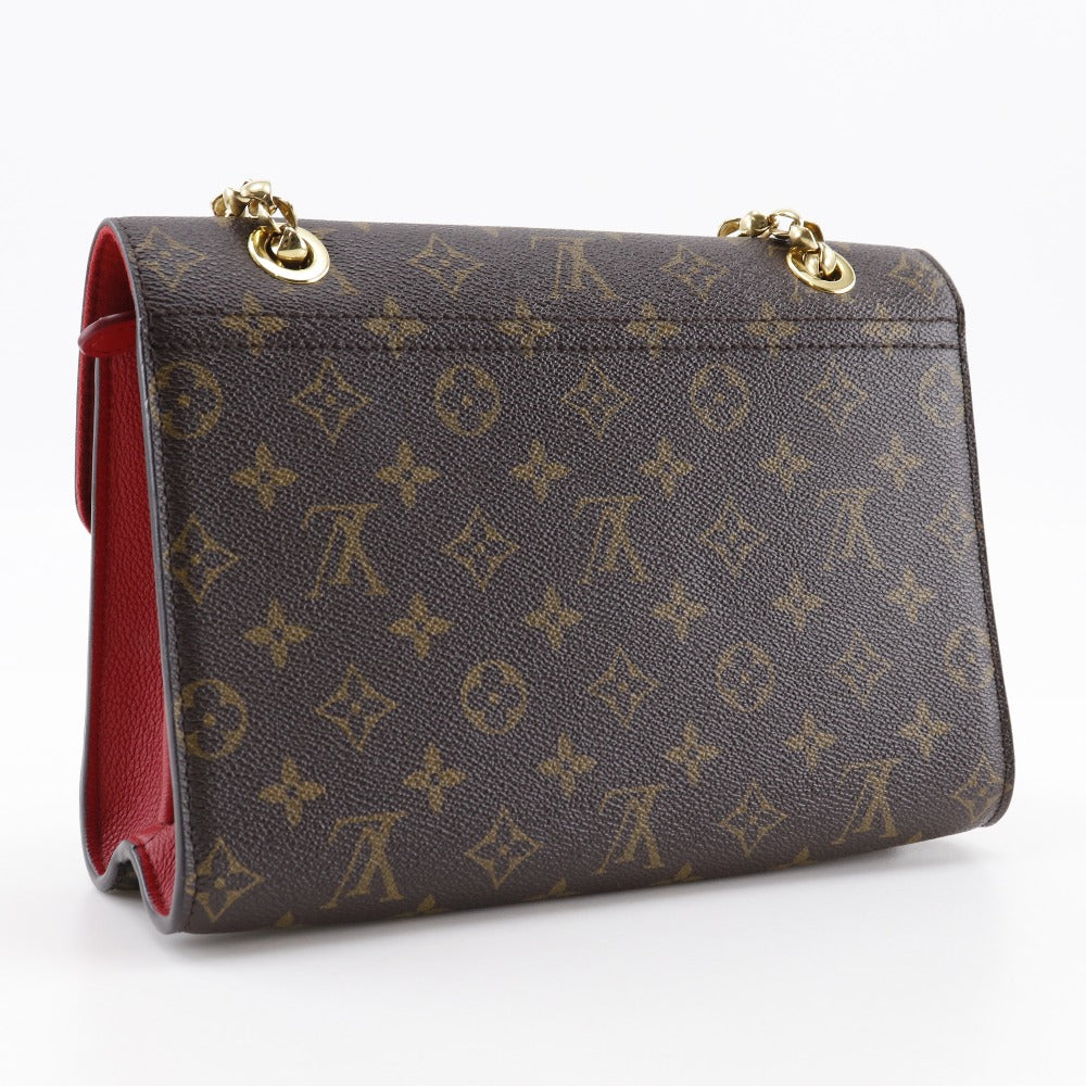 LOUIS VUITTON Shoulder Bag Monogram canvas Brown ChainShoulder Victoire Women