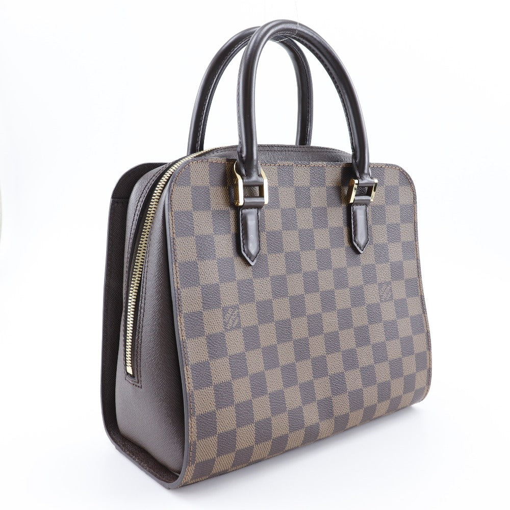 LOUIS VUITTON Handbag Damier canvas Brown Triana Women