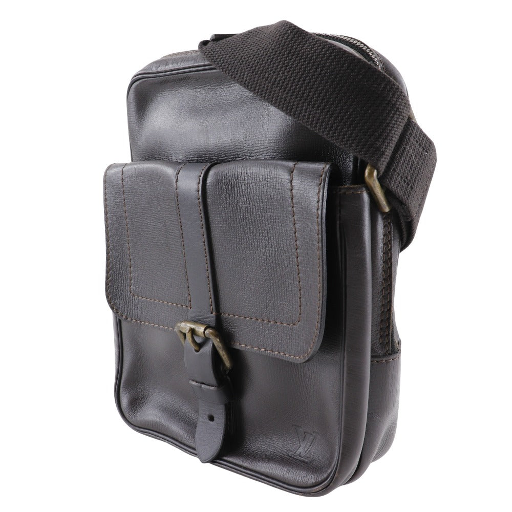 Elegant Women's Shoulder Bag | LOUIS VUITTON Shoulder Bag leather Brown Utah Irokuwa mens