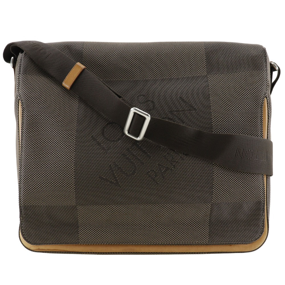 LOUIS VUITTON Shoulder Bag Damier Jean Canvas Brown Messager mens