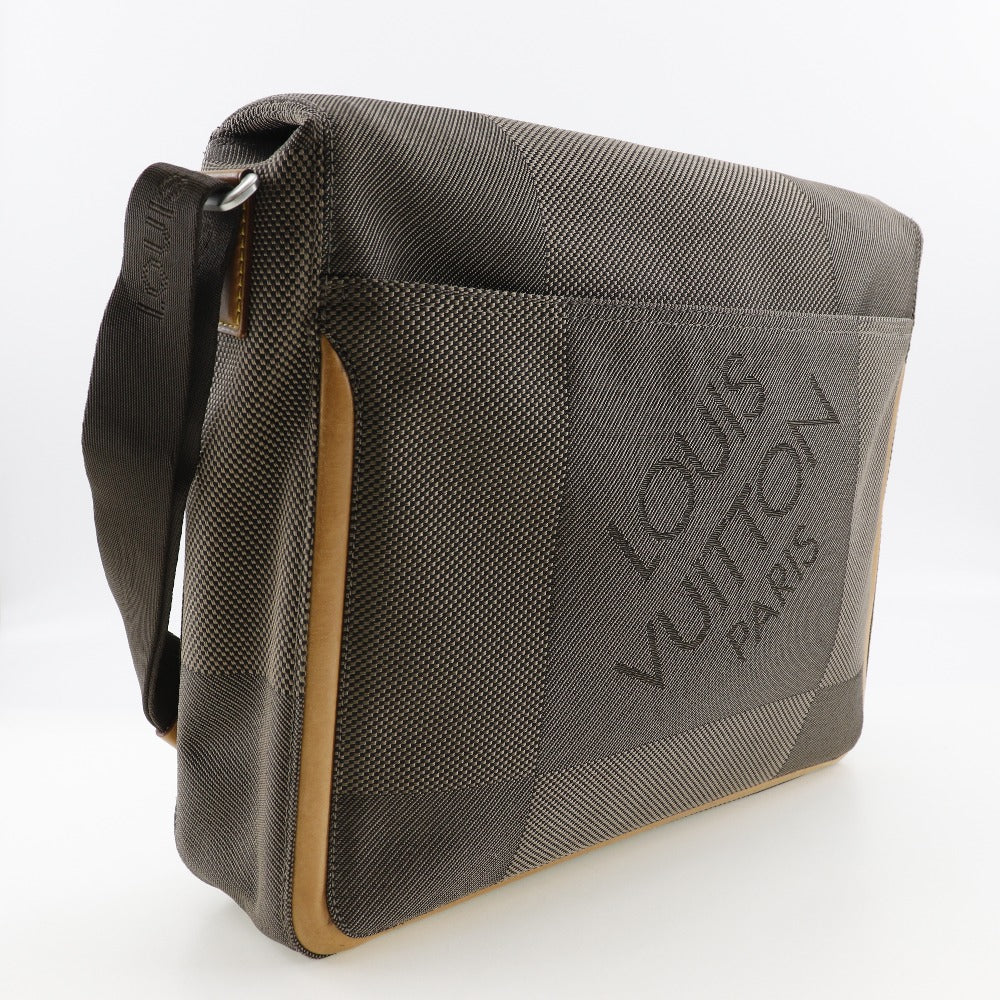LOUIS VUITTON Shoulder Bag Damier Jean Canvas Brown Messager mens