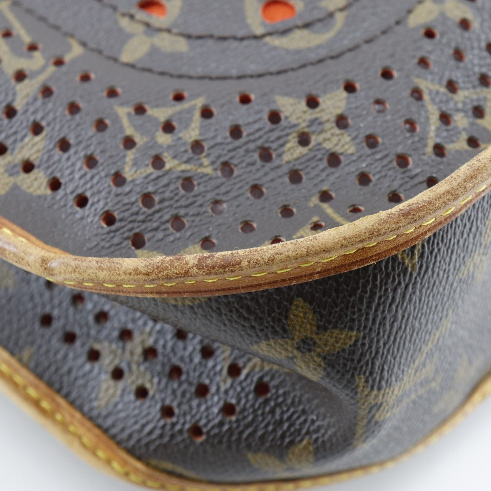 LOUIS VUITTON Shoulder Bag Monogram Perfo Brown / orange Mtte Women
