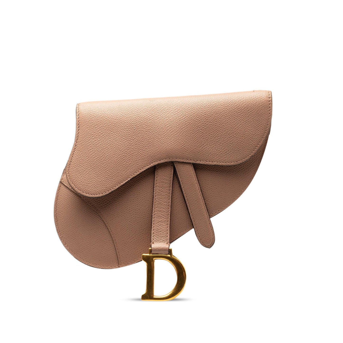 Brown Dior Leather Saddle Belt Bag