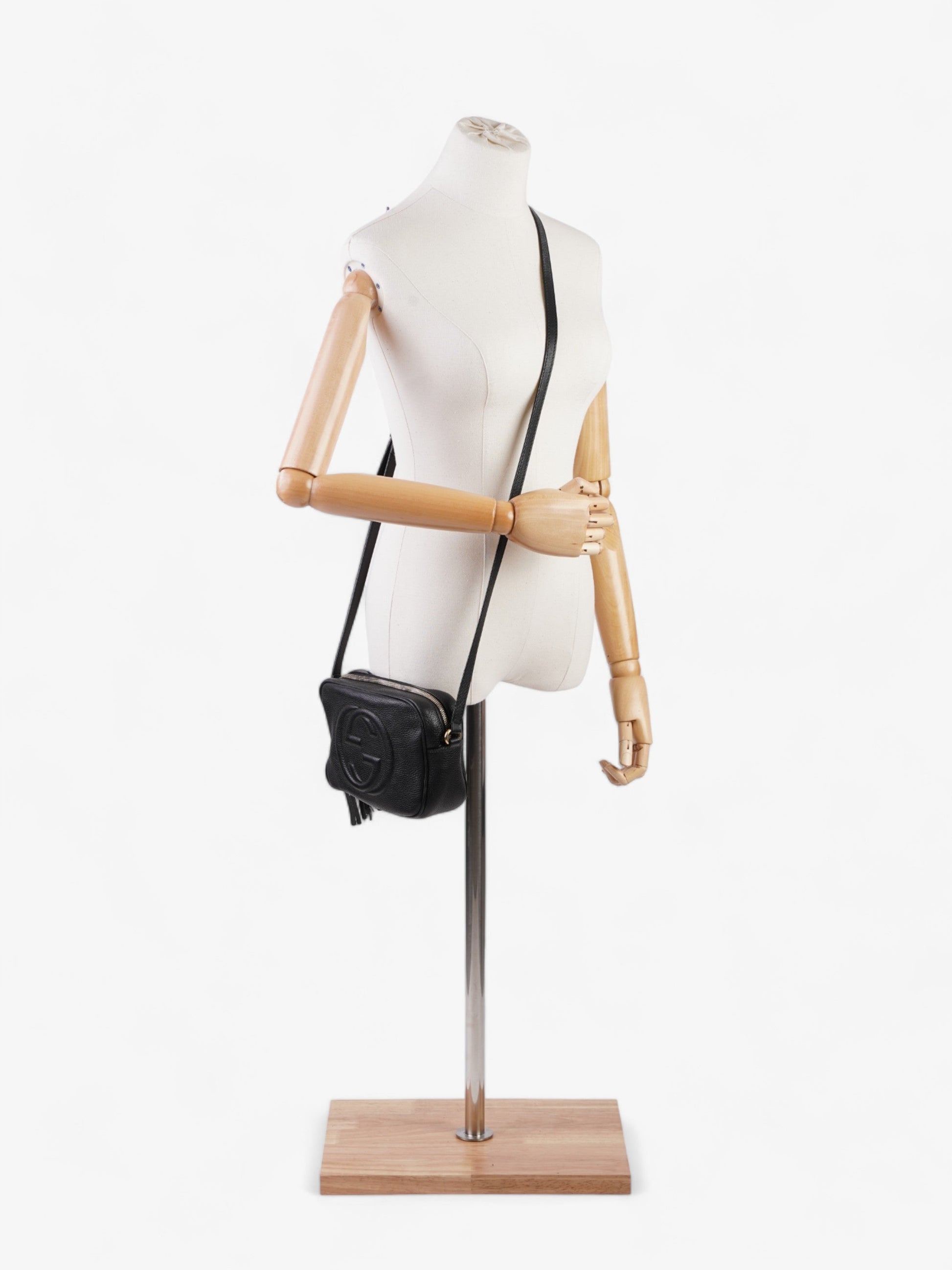 Gucci Soho Disco Bag Black Calfskin Leather