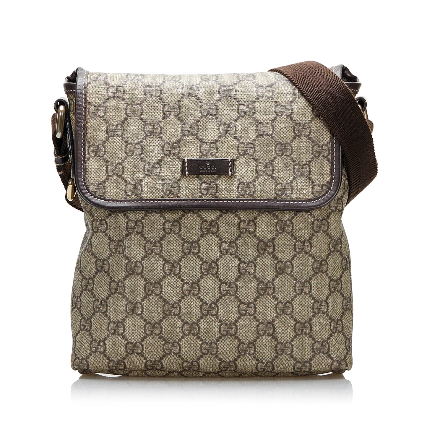 Gucci GG Supreme Leather Canvas Crossbody Style 2