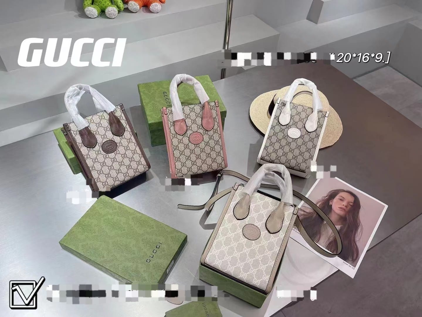 Gucci Canvas Tote