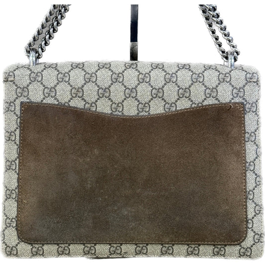 Gucci Monogram Chain Leather Shoulder Bag