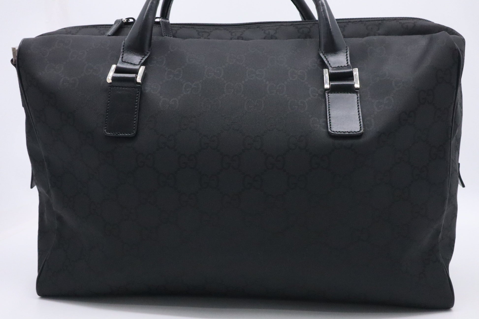 Gucci Duffle Bag in Black GG Canvas