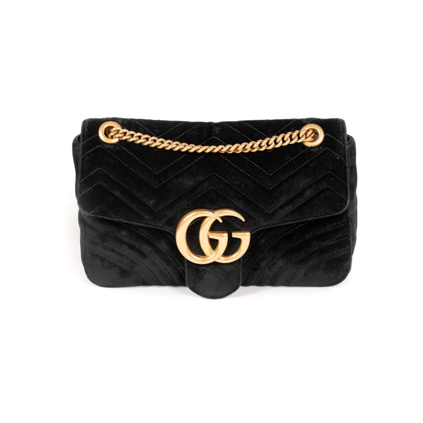 Gucci GG Marmont Quilted Chain Shoulder Bag Style 2