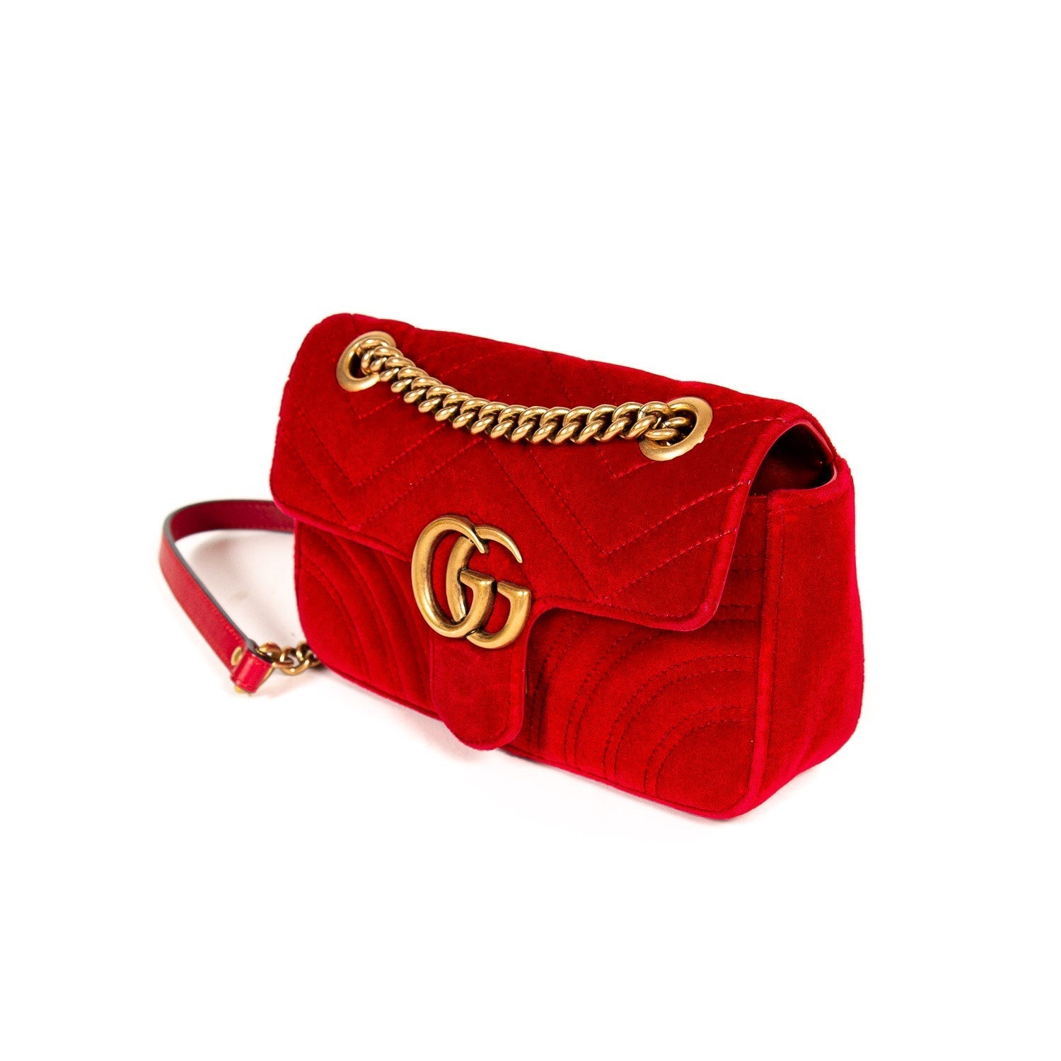 Gucci GG Marmont Leather Chain Shoulder Bag Style 16