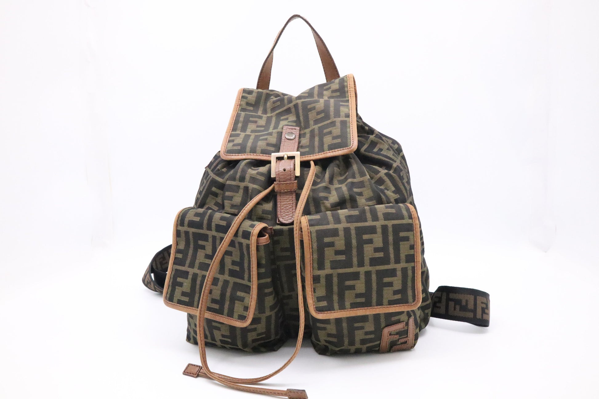 Fendi Medium Backpack in Zucca Canvas