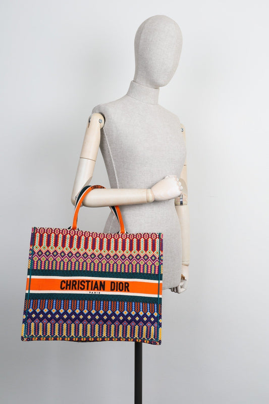 Dior Book Tote Canvas Tote