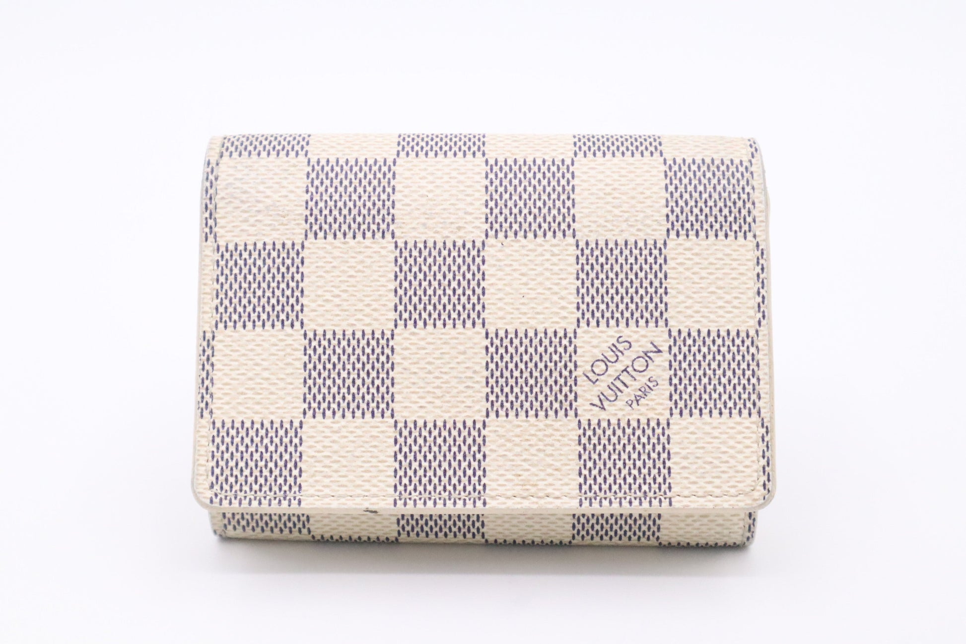Louis Vuitton Card Case in Damier Azur