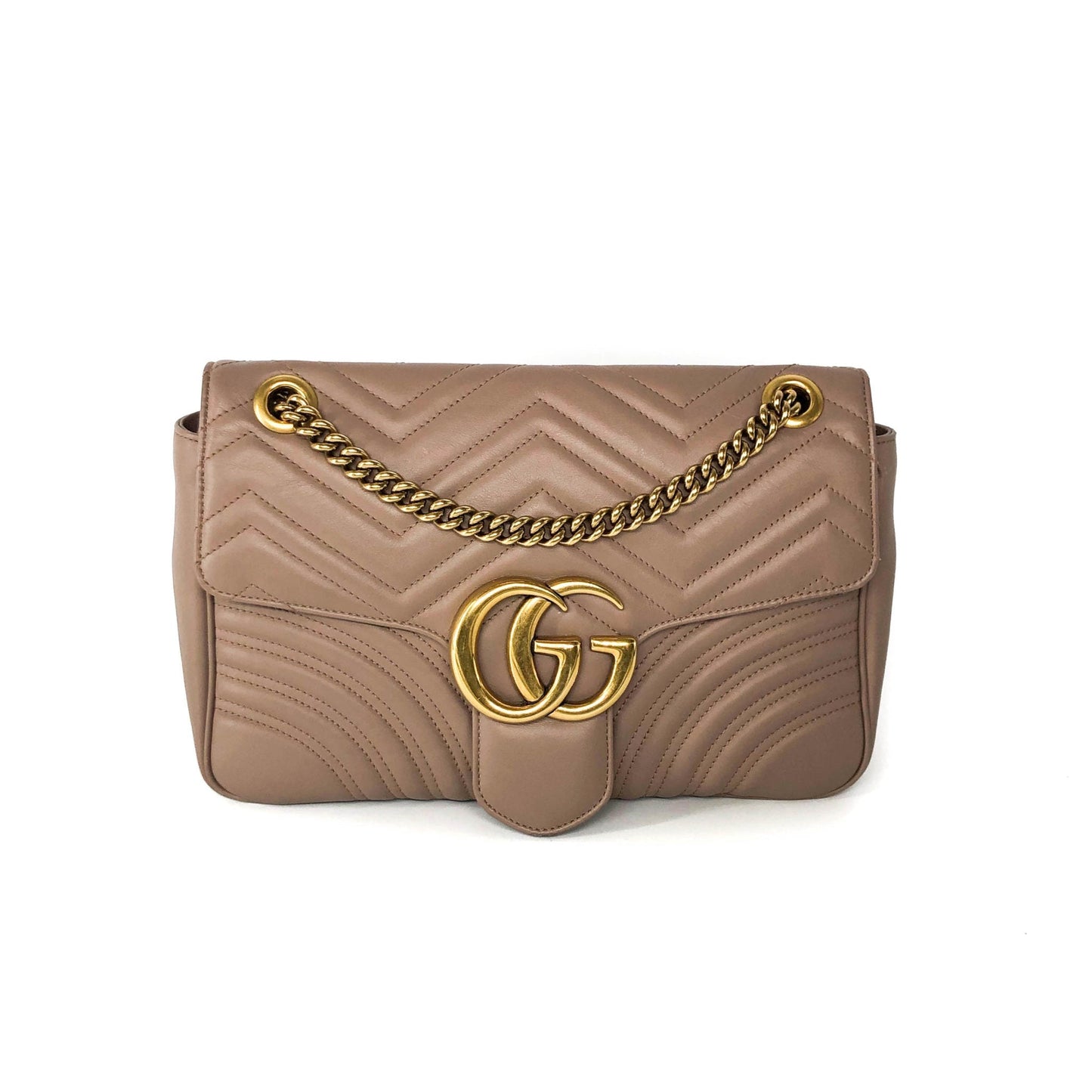 Gucci Lou Leather Shoulder Bag