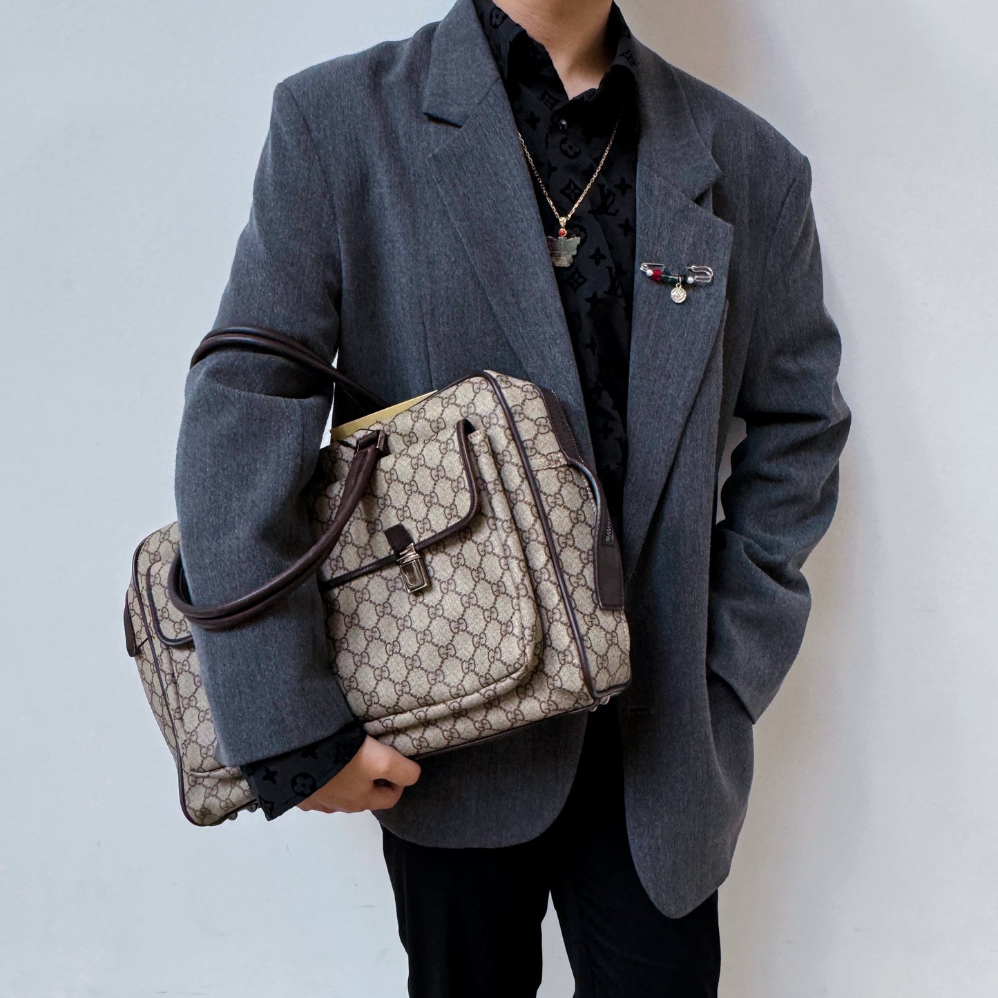Gucci Monogram Handbag