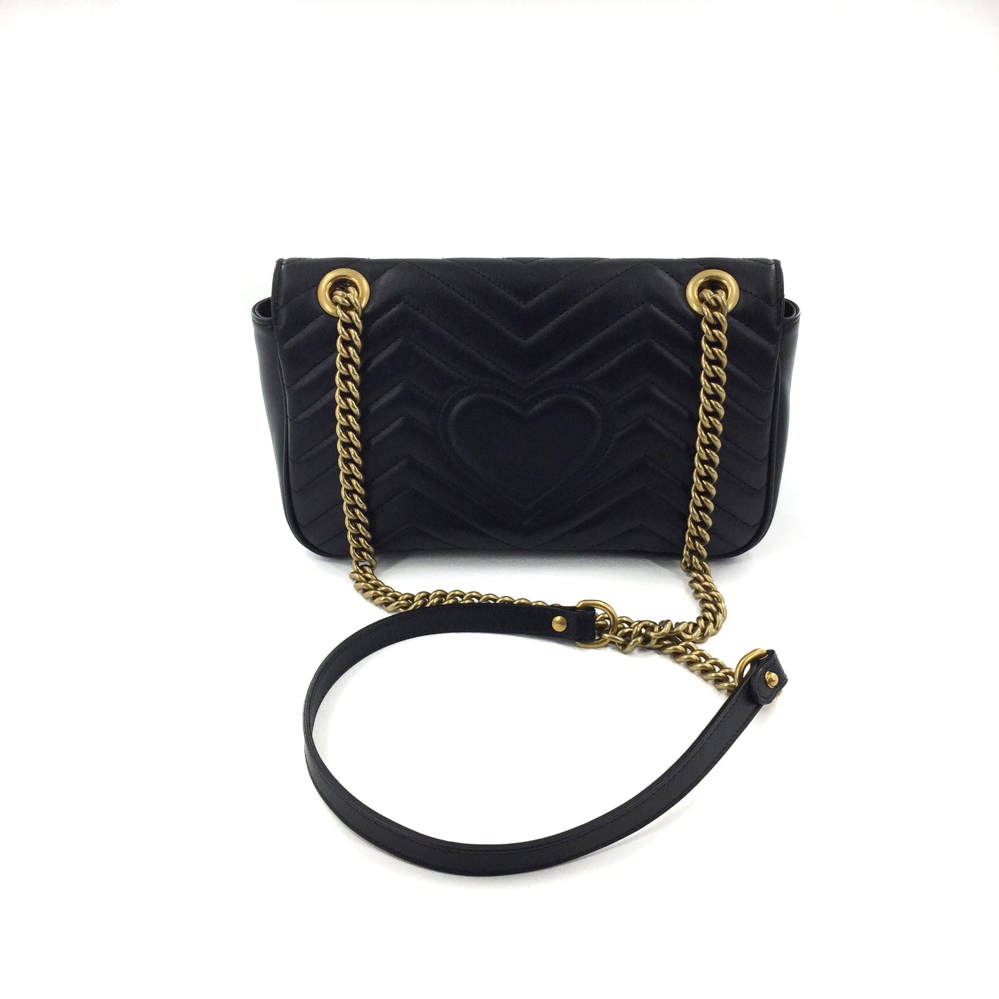 Gucci Chain Leather Shoulder Bag