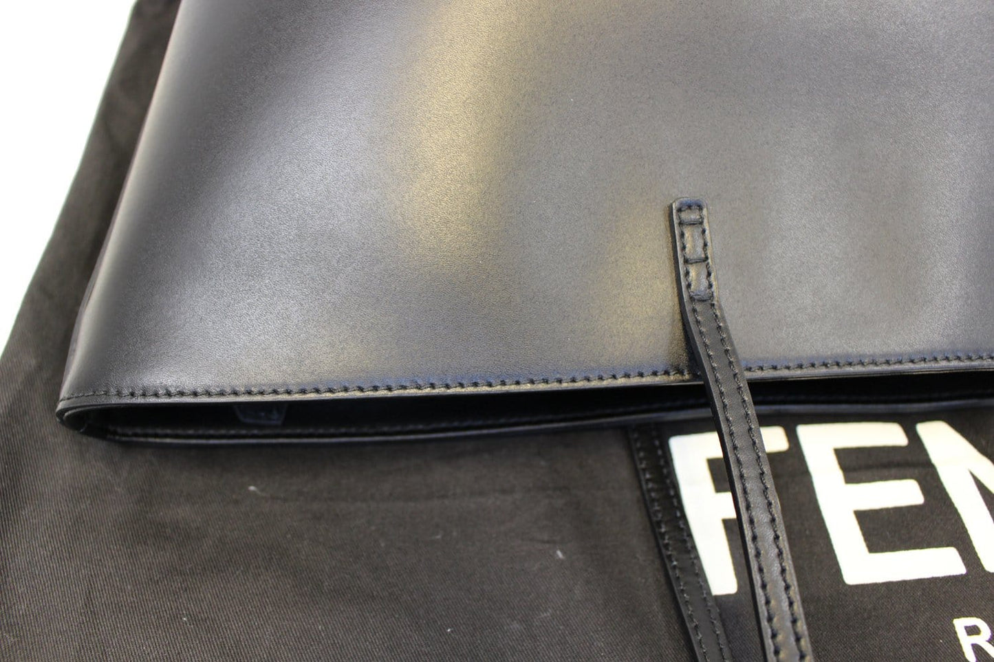 FENDI Zucca Black Burgundy Monogram Canvas Hobo Bag