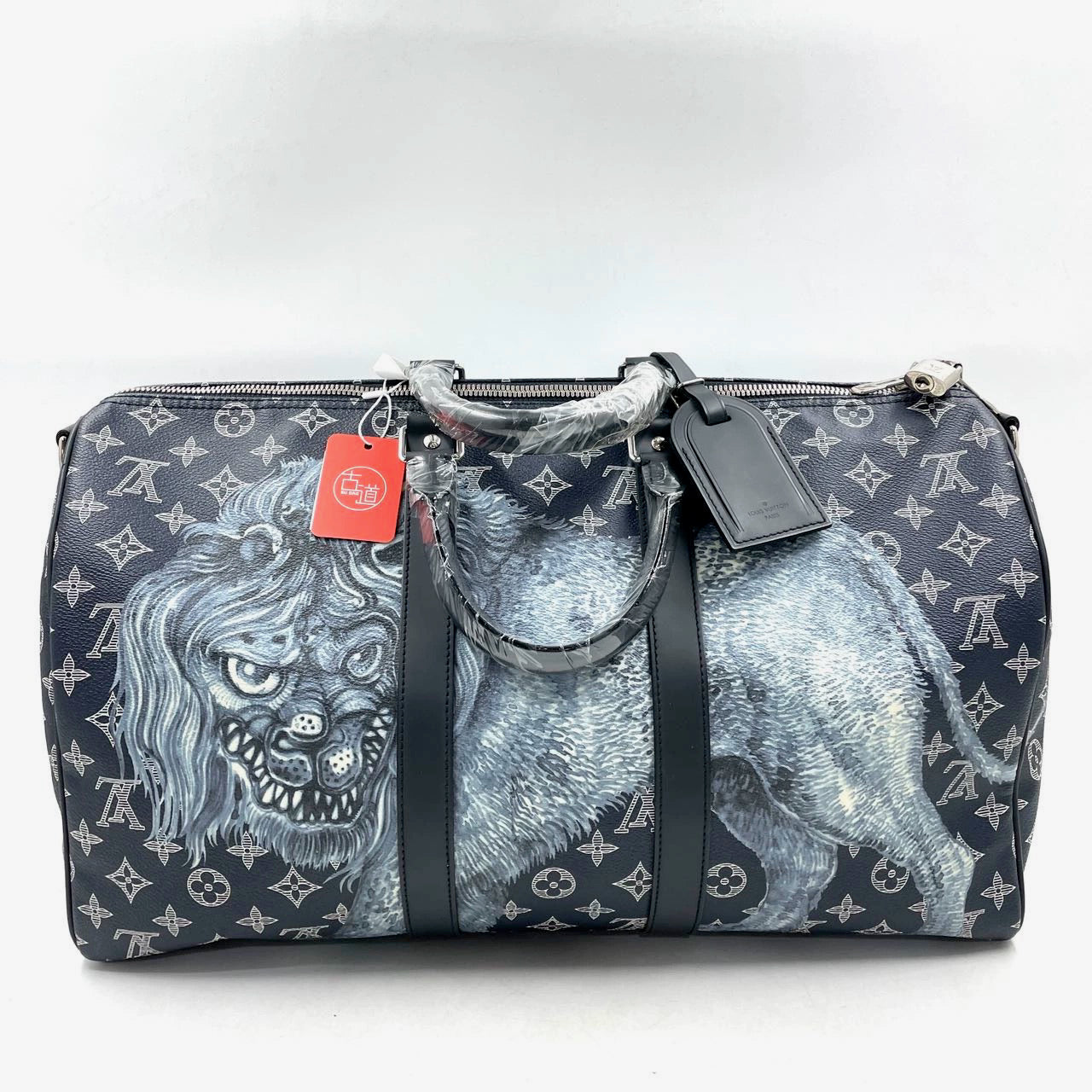 Louis Vuitton x Chapman Brothers Keepall 45 Bandouliere Lion