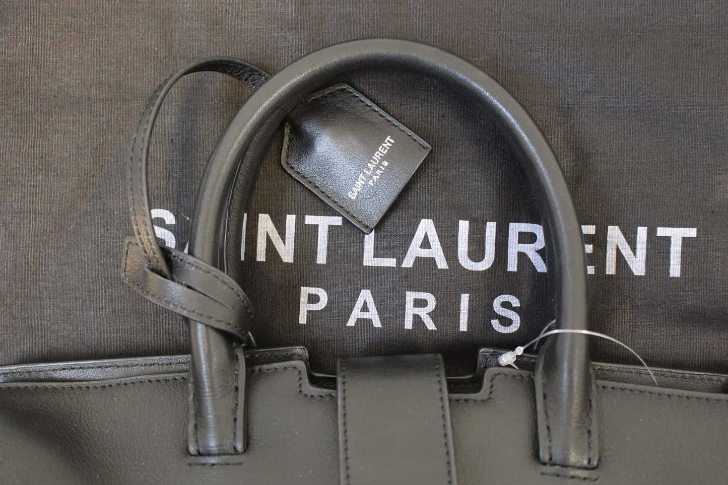 SAINT LAURENT YSL Paris Downtown 2WAY Cabas Bag
