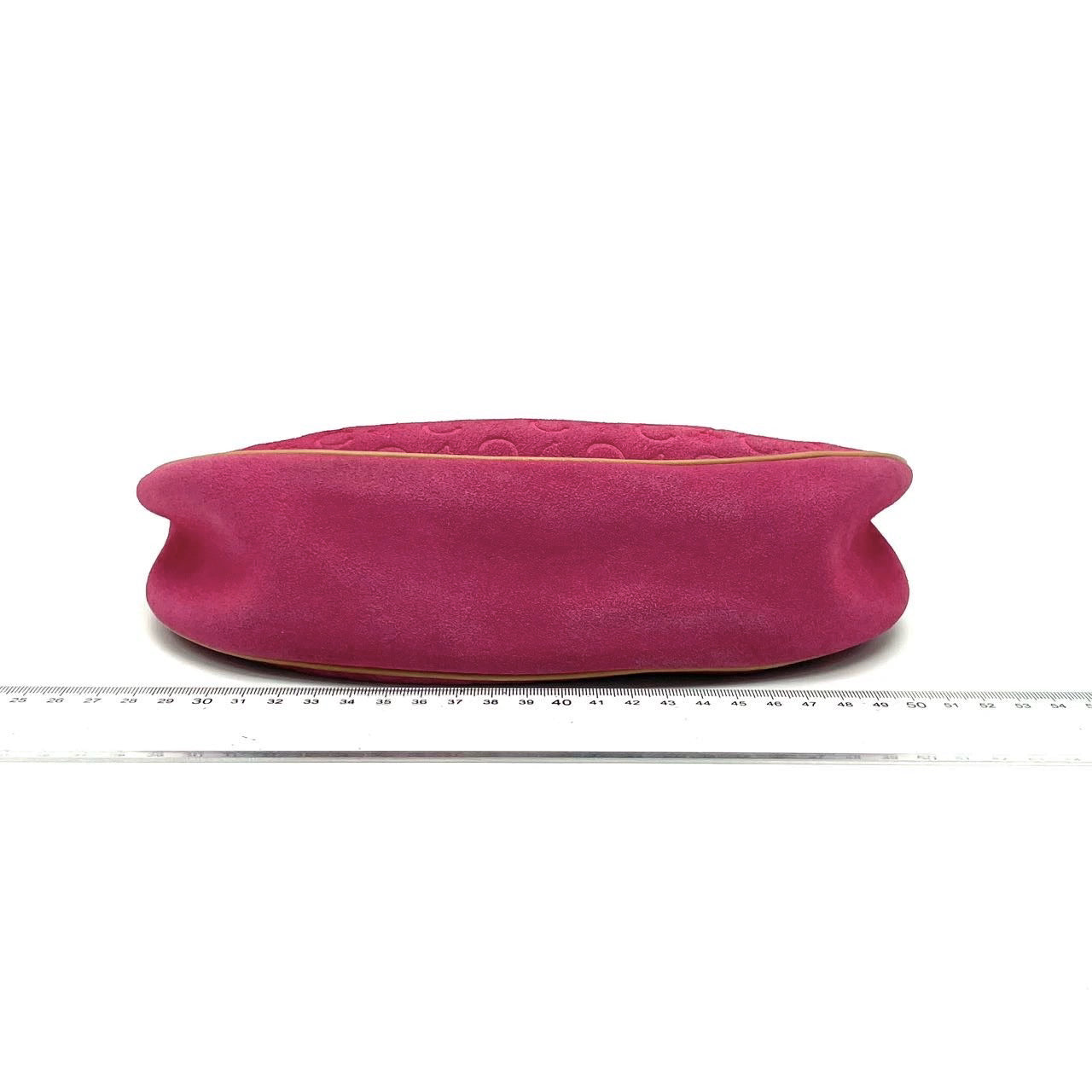 Celine Ava Hobo Pink Fuschia Suede Leather Shoulder Bag