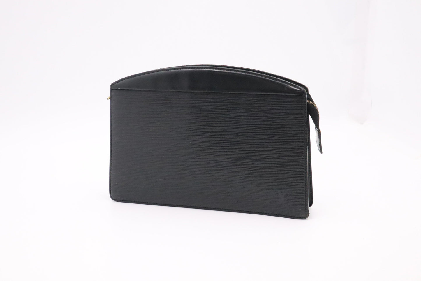Louis Vuitton Clutch Bag in Black Epi Trousse Crete Leather