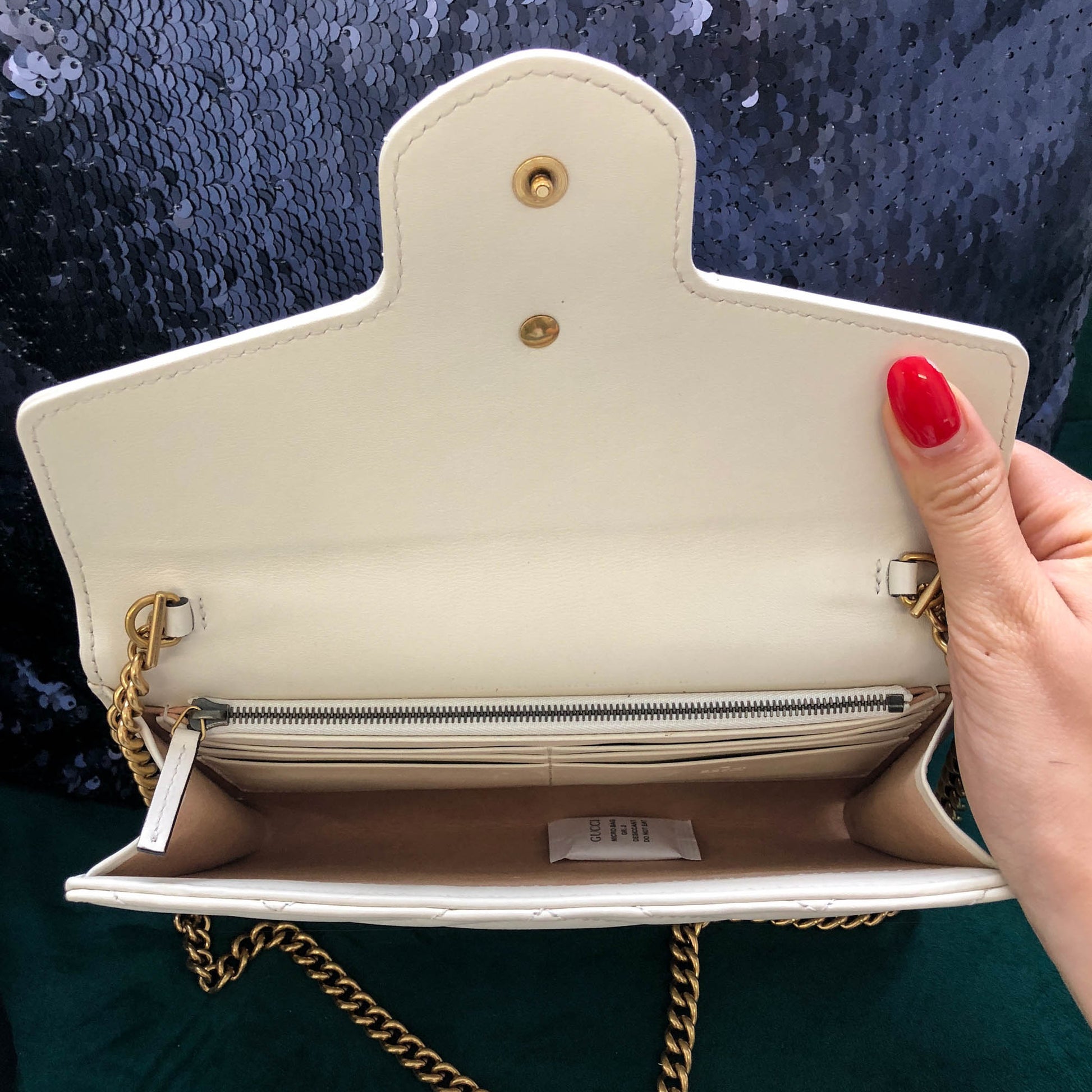 Gucci Lou Chain Leather Crossbody