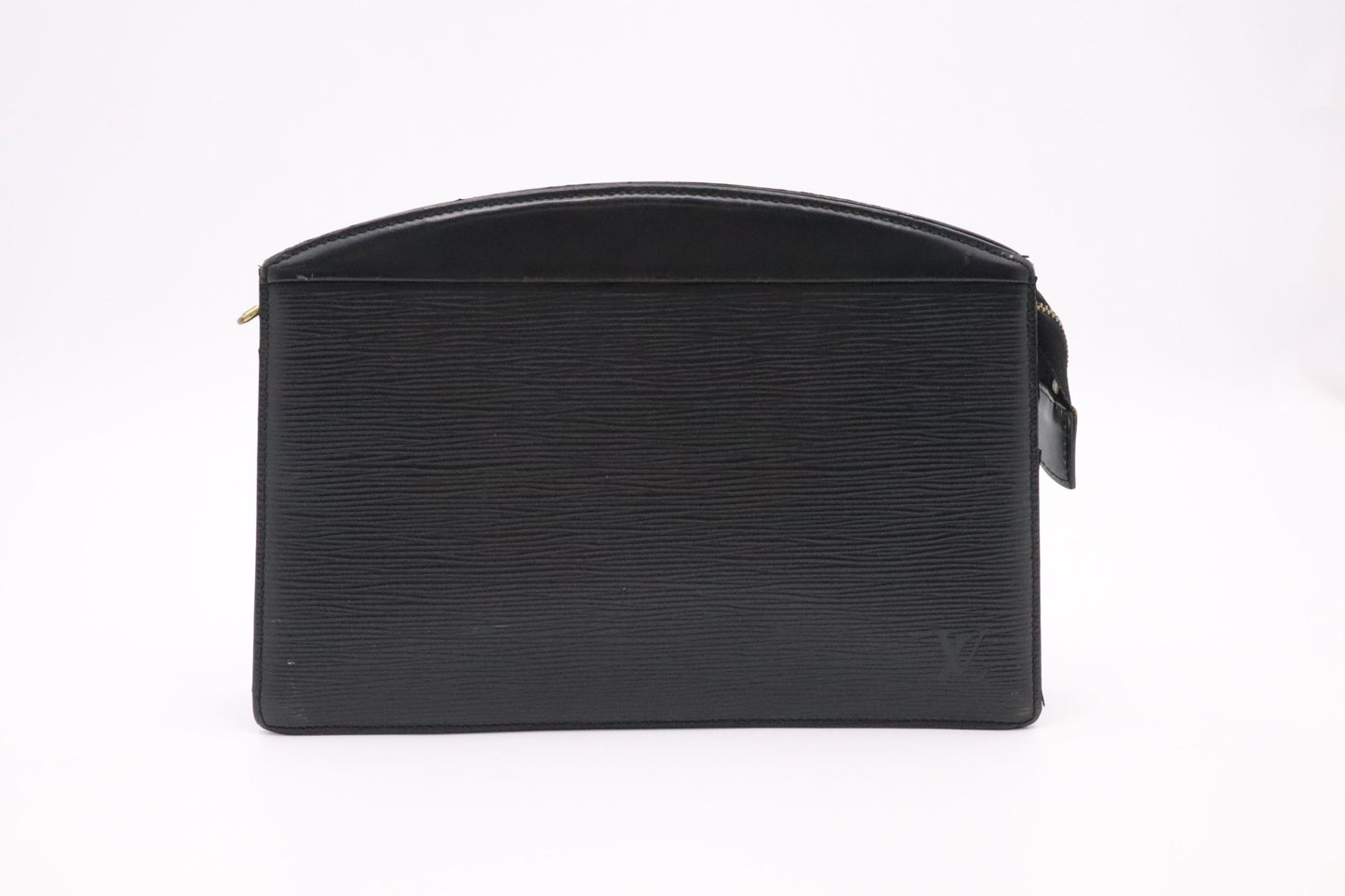 Louis Vuitton Clutch Bag in Black Epi Trousse Crete Leather