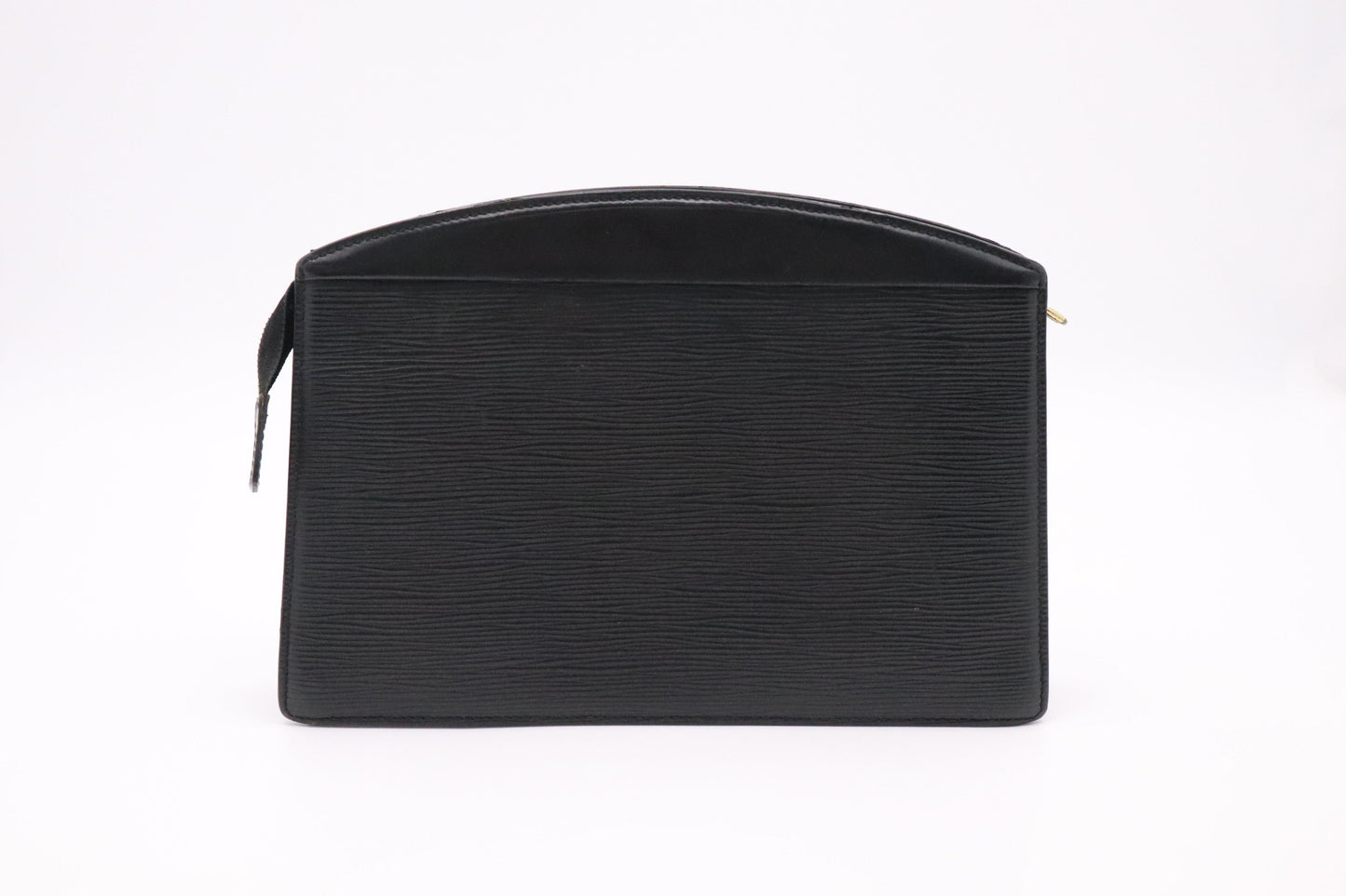 Louis Vuitton Clutch Bag in Black Epi Trousse Crete Leather