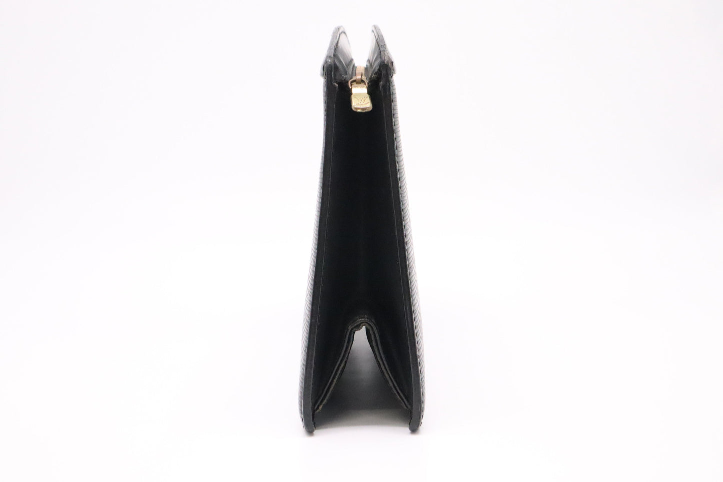 Louis Vuitton Clutch Bag in Black Epi Trousse Crete Leather