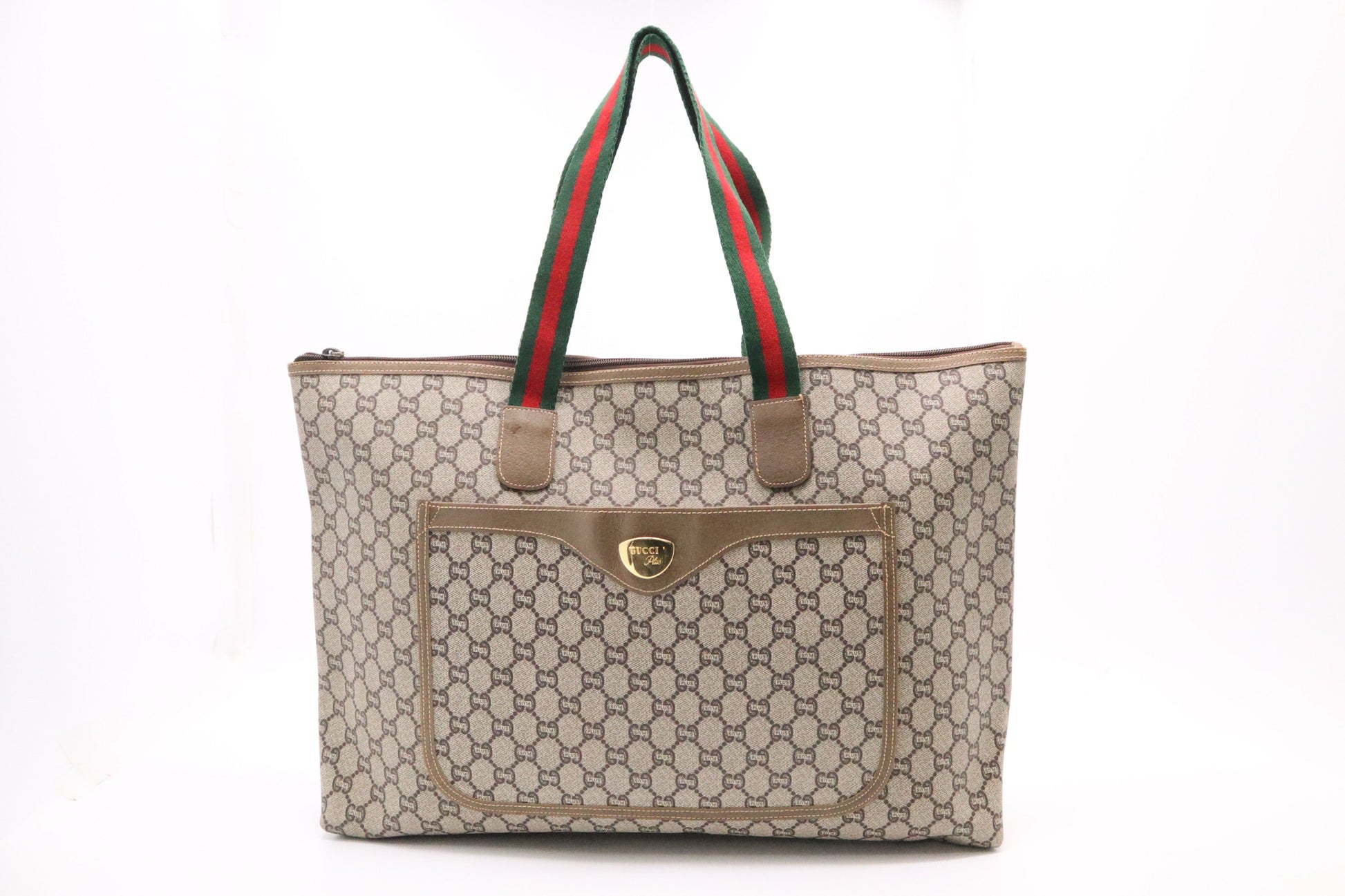 Gucci Plus Sherry Line Tote in GG Canvas