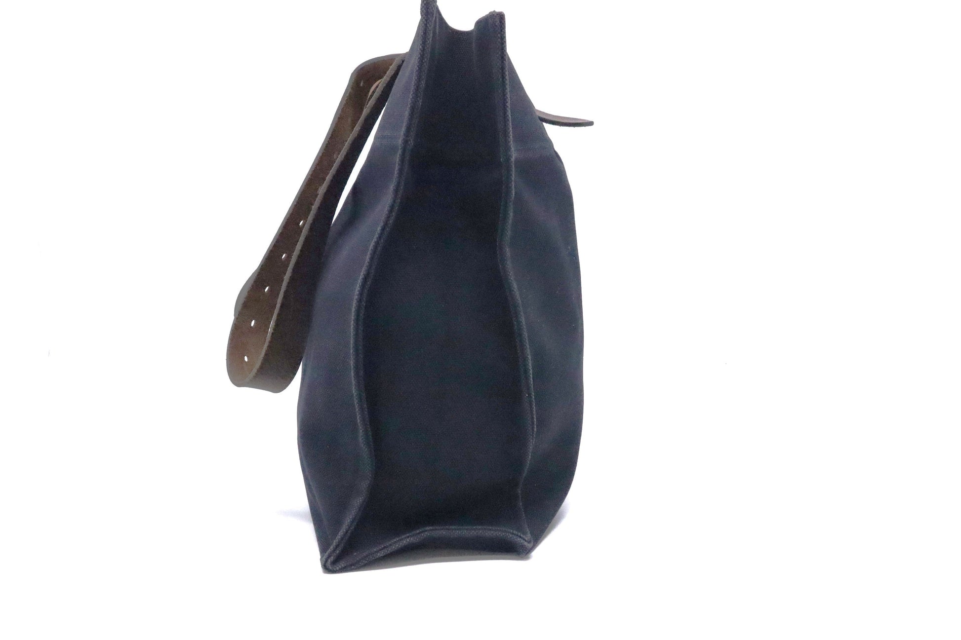Hermes Etriviere Tote in Navy Blue Canvas