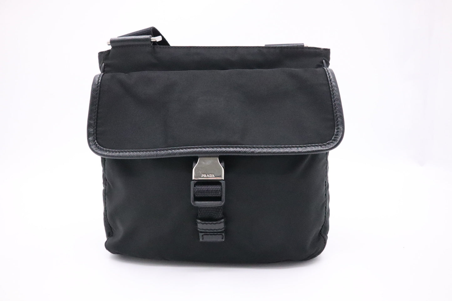 Prada Small Crossbody in Black Nylon