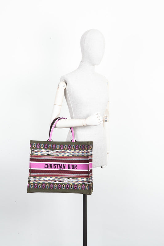 Dior Book Tote Canvas Tote