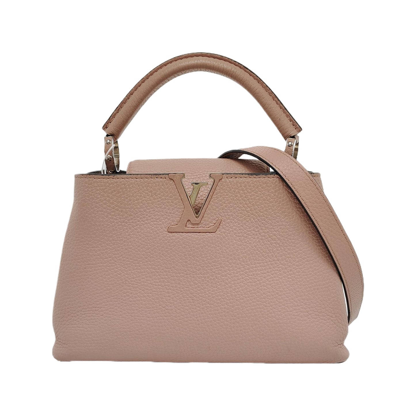 Louis Vuitton Capucines BB Nude Pink Leather Crossbody Bag