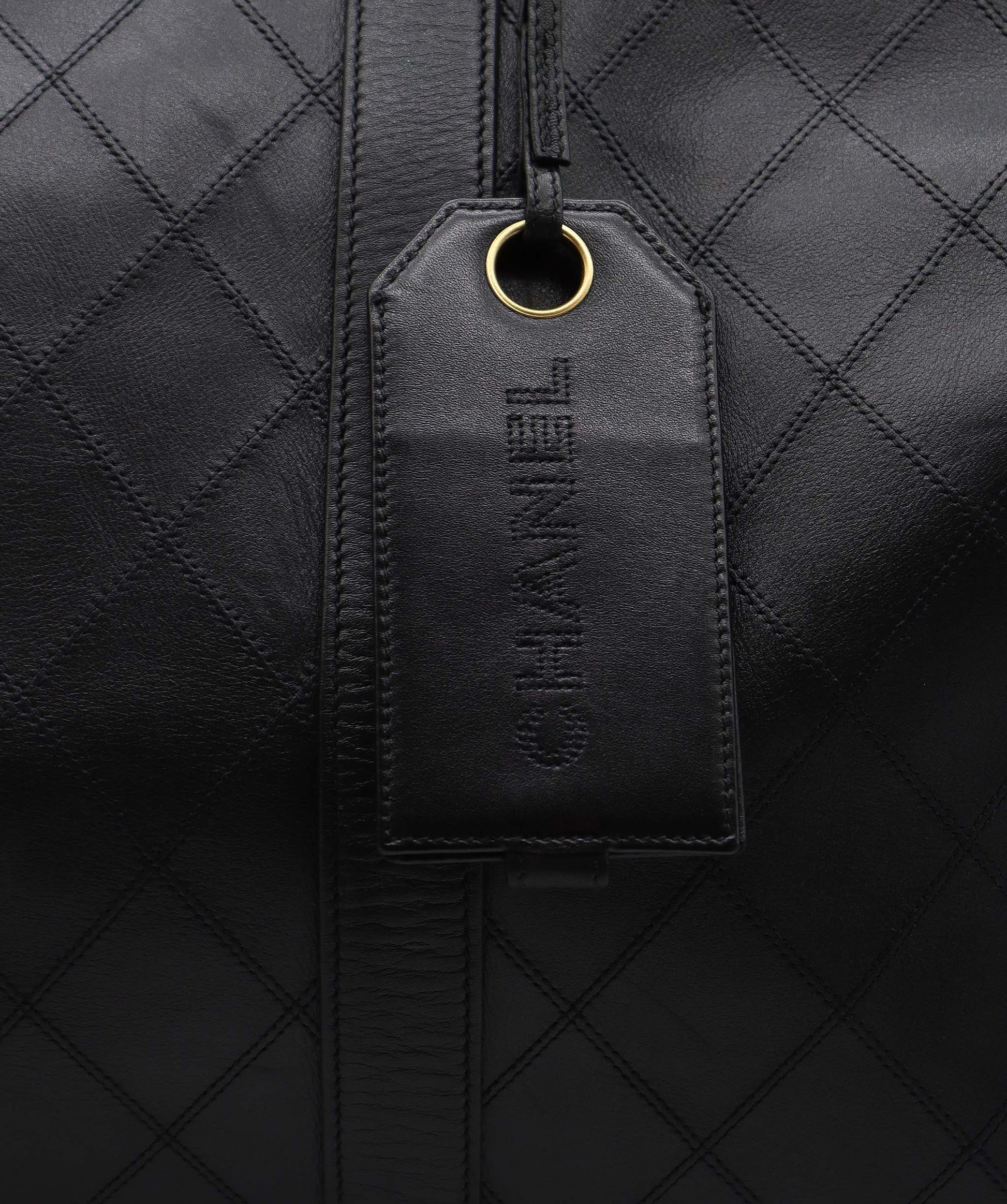 Chanel Boston Bag Black Lambskin C24123263 ASC5937