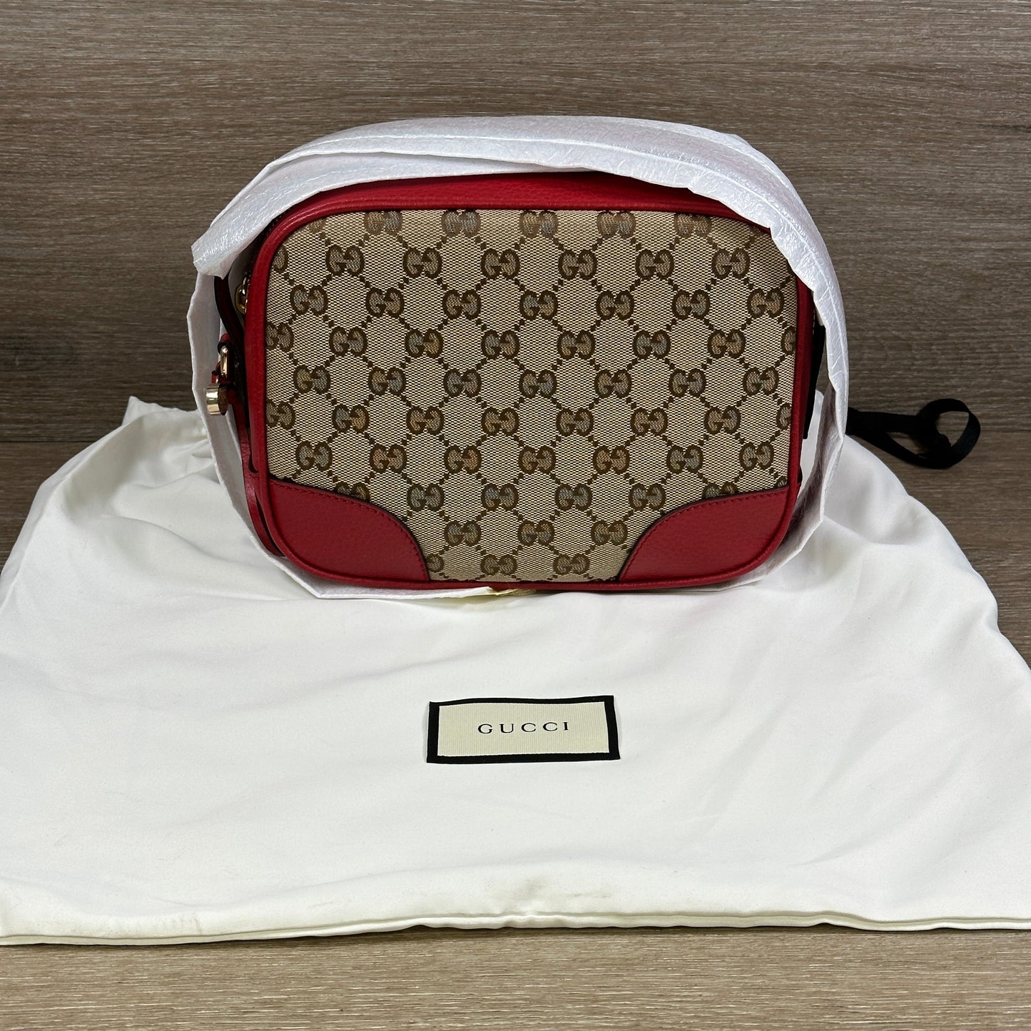 Gucci Leather Canvas Crossbody