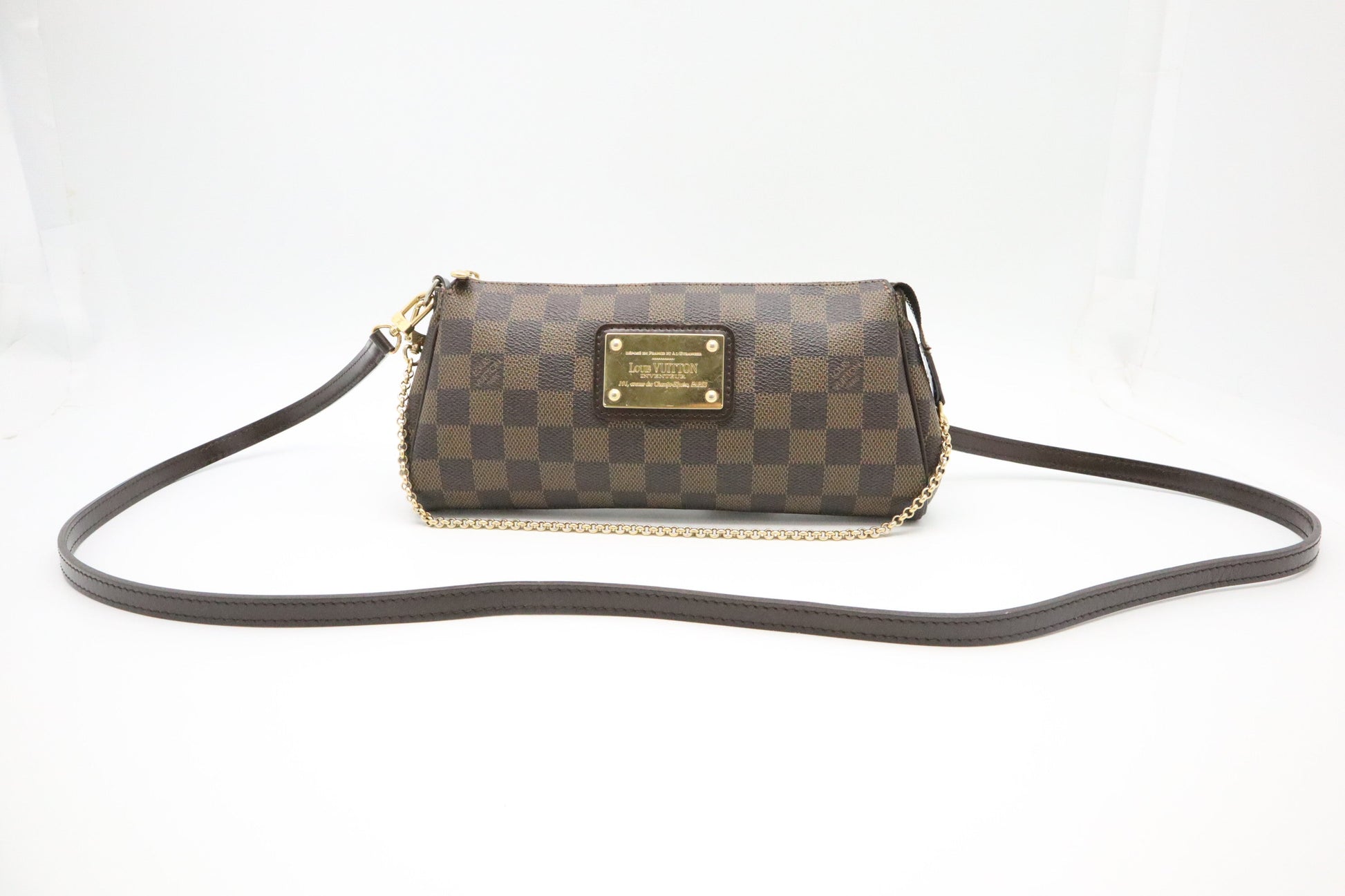 Louis Vuitton Eva in Damier Ebene Canvas