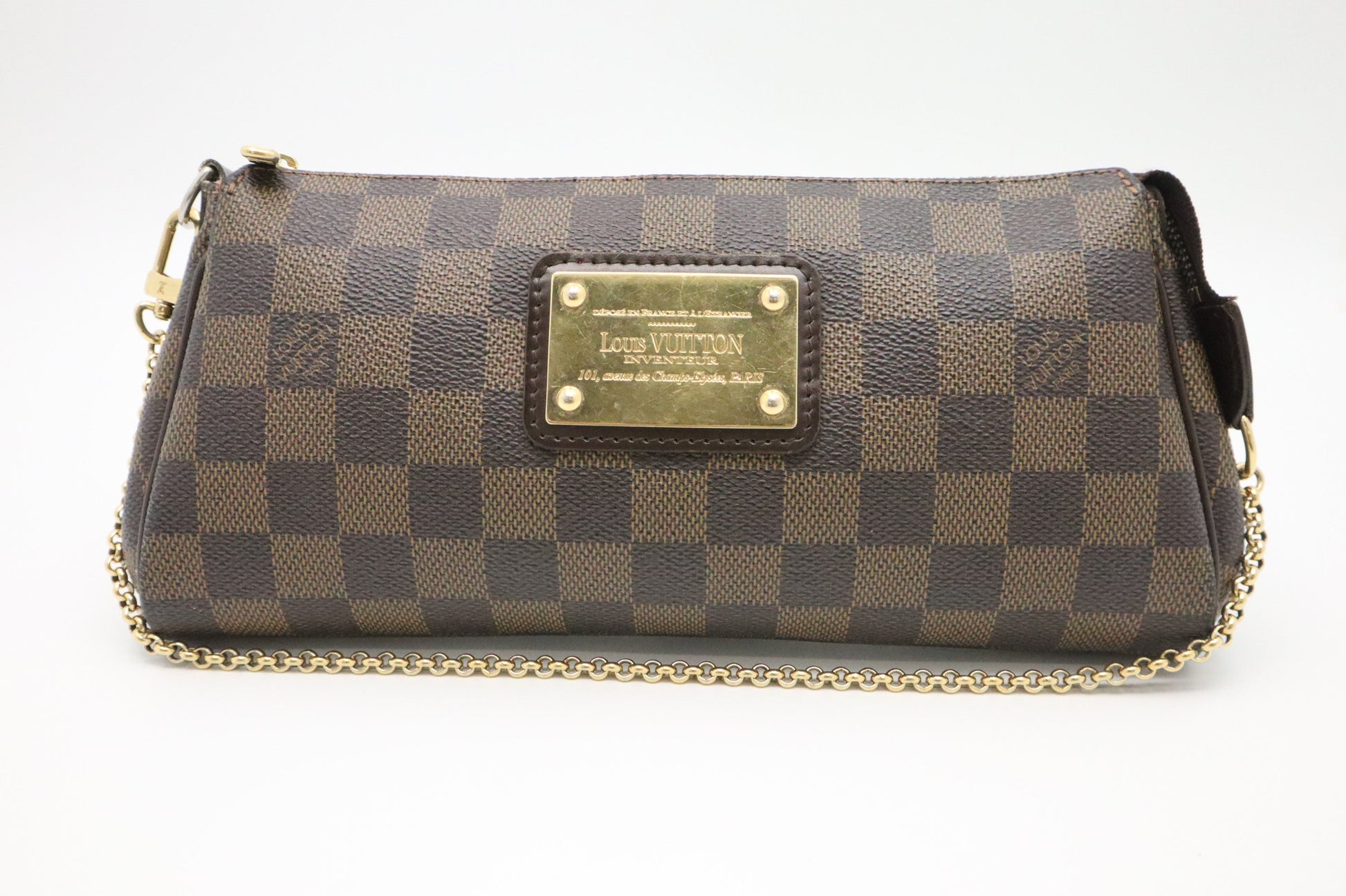 Louis Vuitton Eva in Damier Ebene Canvas